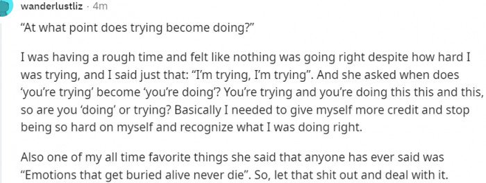 Emotions That Get Buried Alive Never Die...