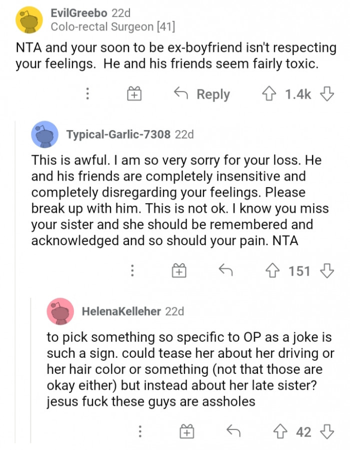 #3 Your boyfriend and his friends' behavior is toxic.