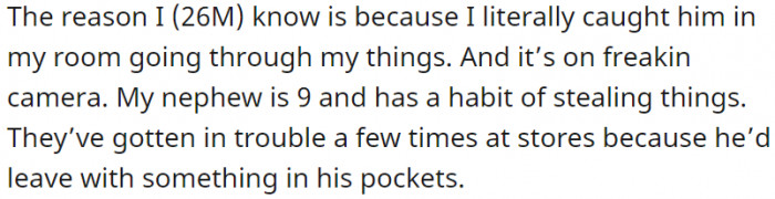 The reason I know is...