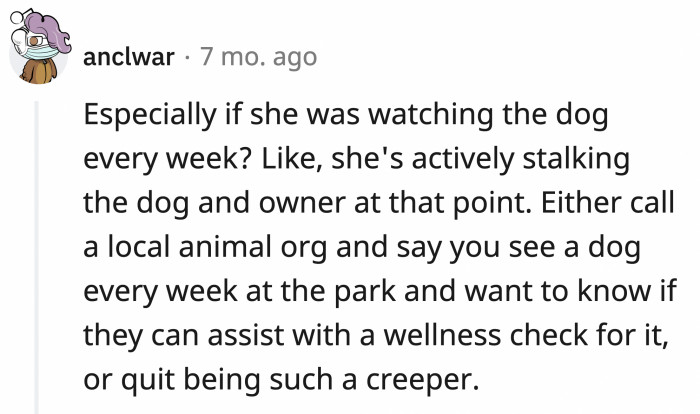 If she's been watching them for a while, how did she jump to the conclusion that Max was abused?