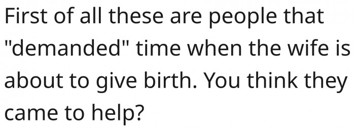 This is what the wife fears, and he completely disregarded it.