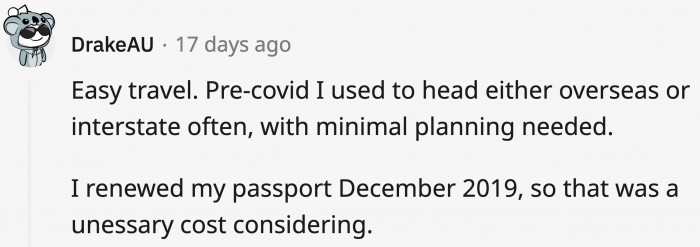 20. Complaining about long lines at the airport before? Don't you miss the annoyance?