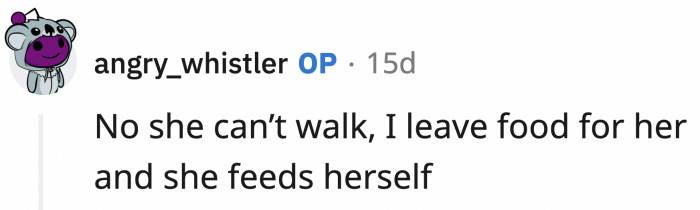 ... and OP replied with a simple but worrying answer...