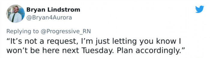 There are users who want to keep things light with humorous remarks.