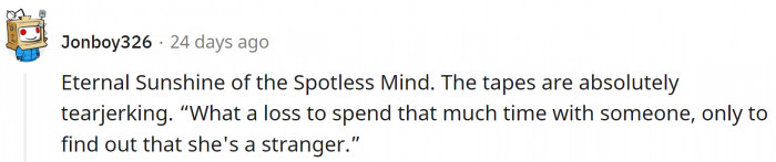 9. Eternal Sunshine of the Spotless Mind