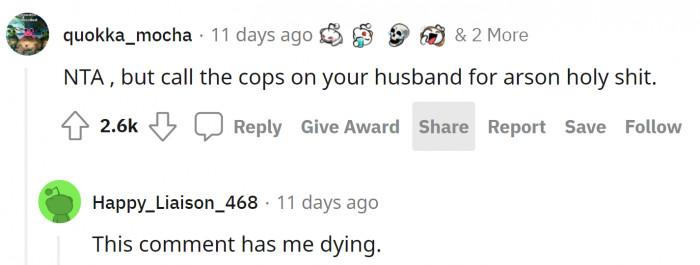 The husband is funny, though...