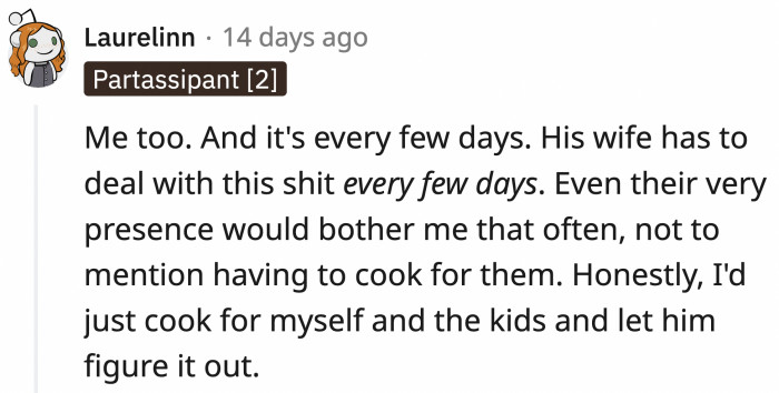 People were really sympathetic toward the wife