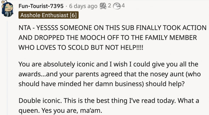 She is a queen in her own right. Take all the awards and accolades, your majesty!