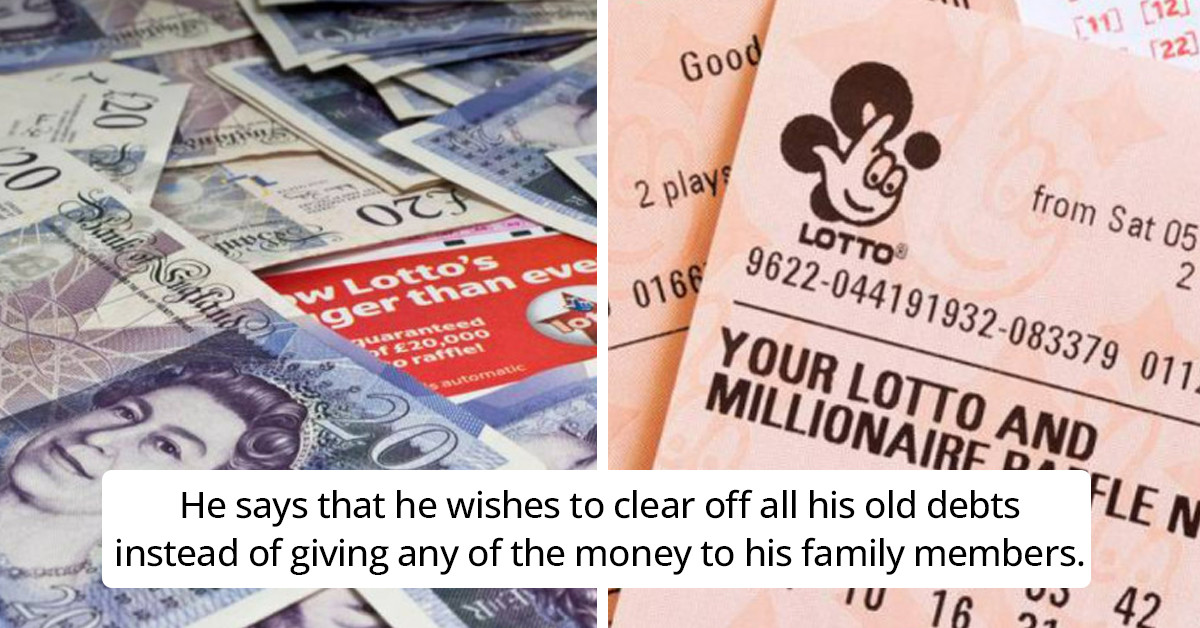 After Winning Millions In The Lottery, This Man Refuses To Share Any Money With His Family