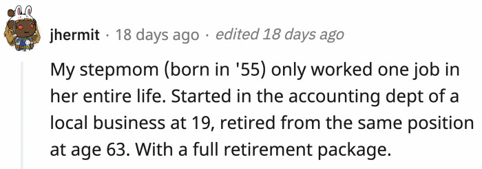 Maybe this is why they look down on us for jumping from one job to another until we find one that values our labor.