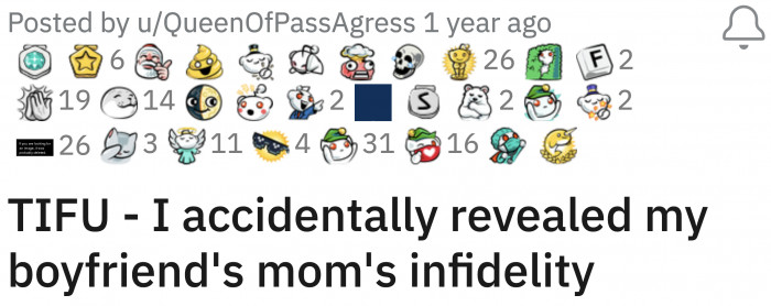 Here's the very intriguing title of the post: