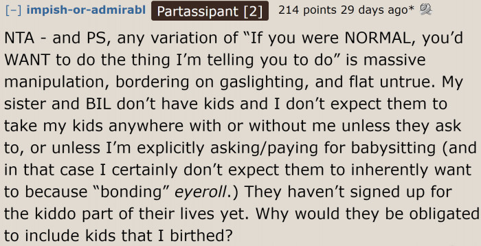 Gaslighting and manipulation