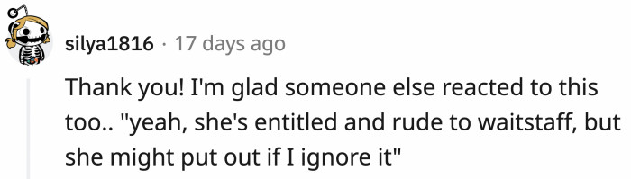 Another person agreed.