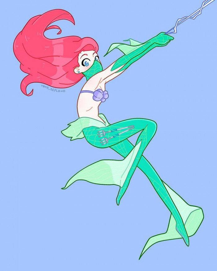 2. Ariel from The Little Mermaid