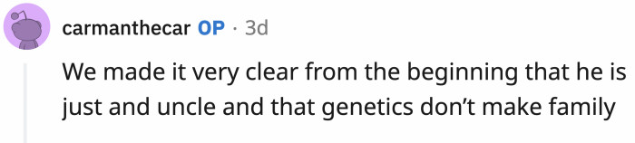 It takes more than donating your sperm to make you a father.