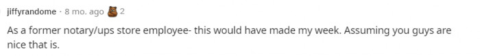 A former Notary and UPS Store employee weighed in.