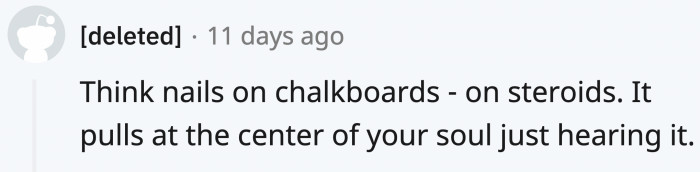 Just imagining it elicits a visceral feeling.