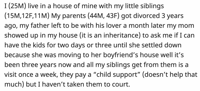 OP's full account of the event can be read below: