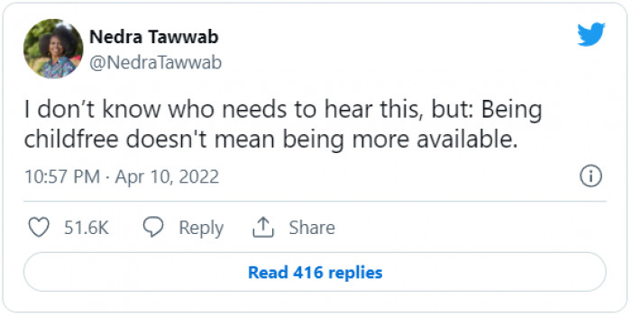 Nedra Tawwab, a licensed therapist and author, tweeted: