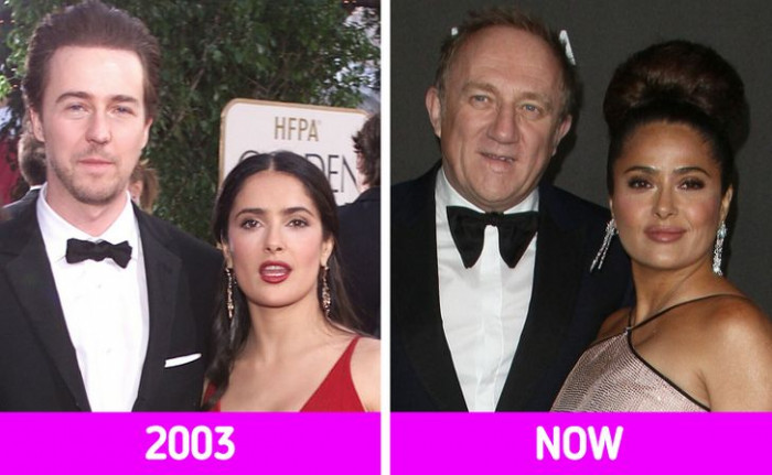 13. Salma Hayek and Edward Norton’s relationship was closely followed by the public, but even after they broke up, there was still a lot that happened that people didn’t know.