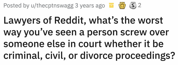 Here's the question that took us down the legal rabbit hole: