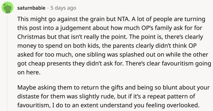 There was some things that OP did that people find rude but it came from a place of understandable hurt