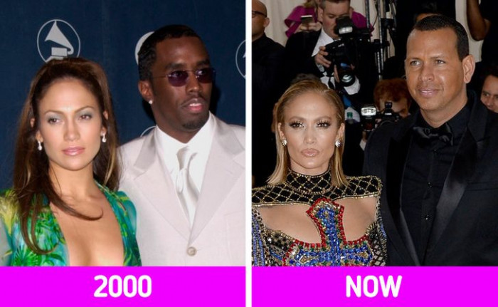 7. If you remember Jennifer Lopez during the 2000 Grammy Awards with her famous dress, you might recall who was right there beside her—none other than P Diddy.