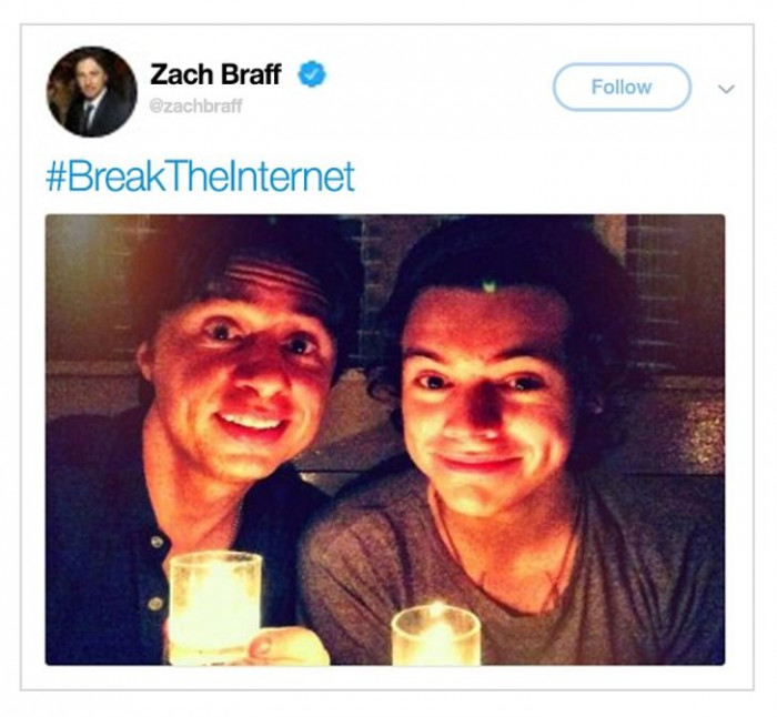 9. Operation Break the Internet posted by Zach Braff