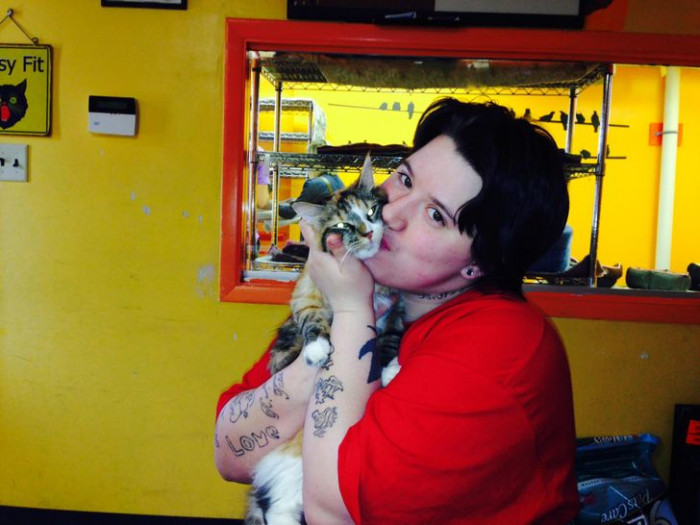 13. Tris, the cat, became separated from his owner during a house move but was found several days later.