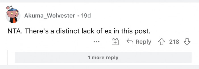 It seems that the Reddit comments are encouraging her to leave her husband.