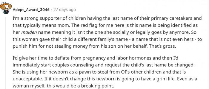 The Newborn Is Just a Pawn in This Game for Her.