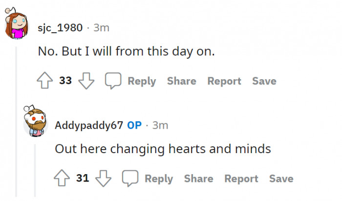 A change of heart! Nice! Your cat will love you for this