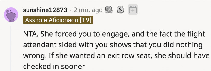 OP was right to inform the flight attendant about the truth