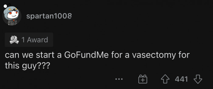 I support this 100%; let's totally do it!