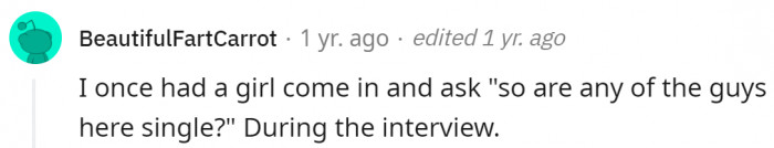 She must have mistaken the company for a matchmaking service