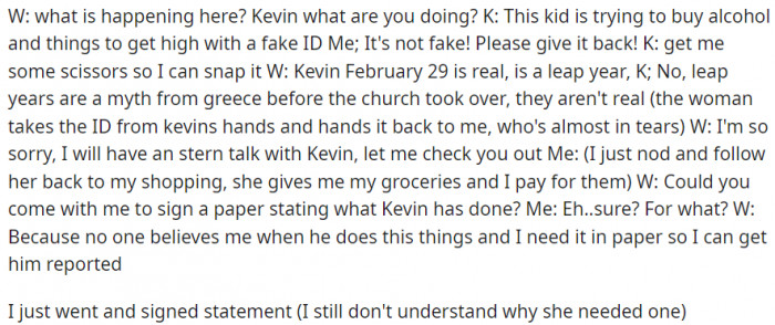 And another person intervenes...