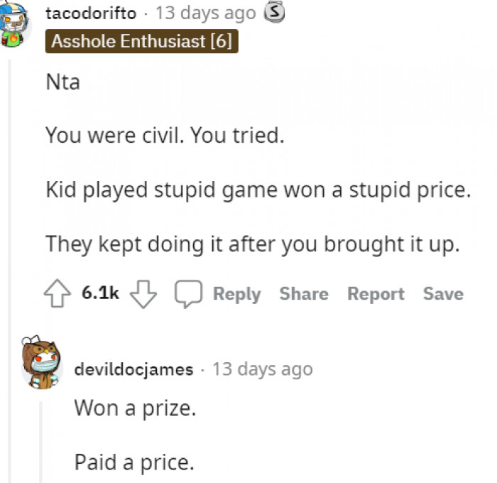 Play a Stupid Game, Win a Stupid Prize