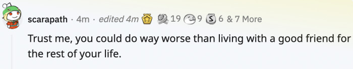 Sounds like a great marriage, really