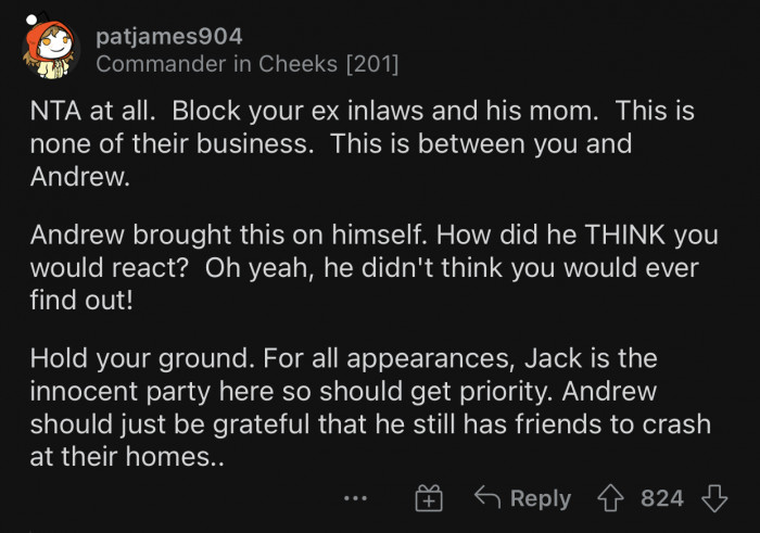 It is none of their business. OP doesn't have to explain himself to anyone.