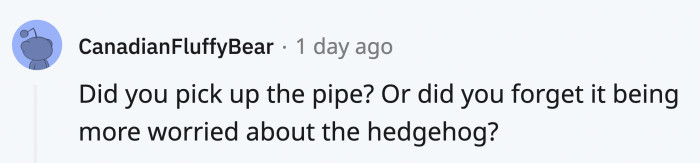 More pressing questions to be answered.