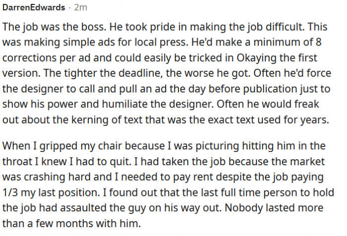 17. This guy sounds like the worst!