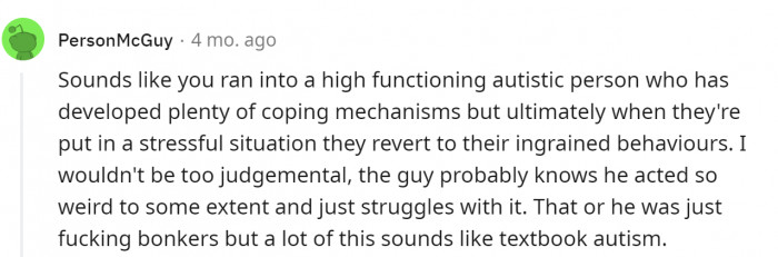 Some even tried to diagnose the guy