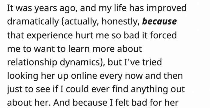 They never got closure or... revenge