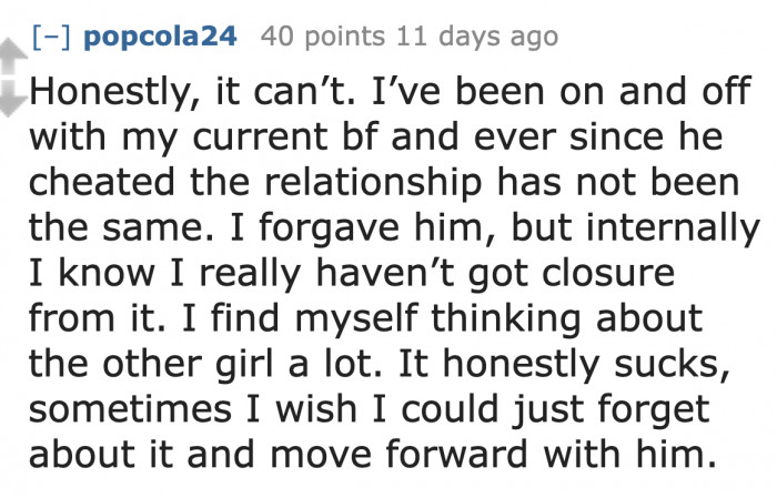 No matter who you are, infidelity hurts.