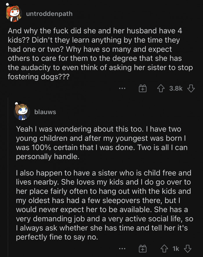 What were they expecting after having four kids?