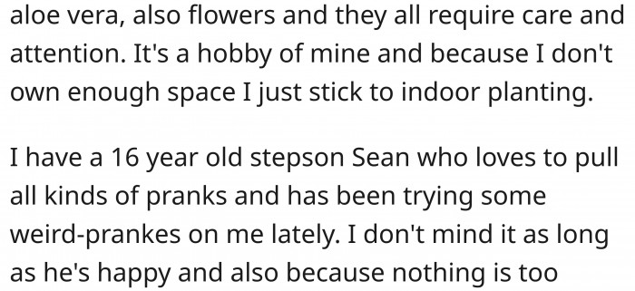 Some background on his stepson