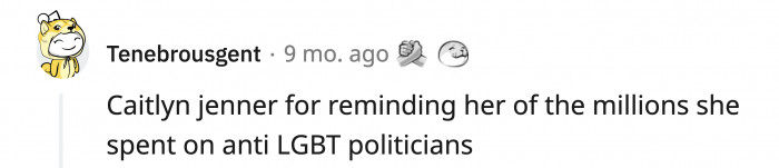 Yeah, digging up the past would put you at the top of the notice list