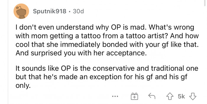 Many of the comments express confusion about why he's upset.