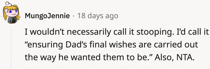 That's a good way to put it; sounds less like stooping to their level.