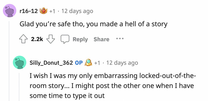 Turns out, this isn't OP's only embarrassing drunk story